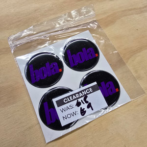 *Clearance* Bola Centre Cap Gels - 54mm - Cadbury Purple