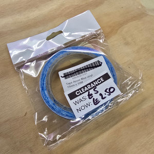 *Clearance* Pinstripe - 15mm - Azure Blue