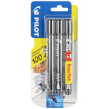 Pilot 100 Series Permanent Marker Pack of 3 - Marker Pens