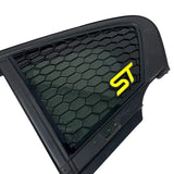 MK4 / 4.5 Ford Focus Rear Quarter Window Panels - HEX Design (Multiple Choices)