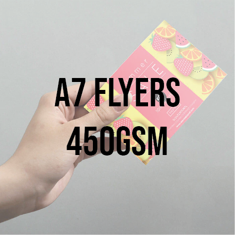 A7 Flyers - 450gsm