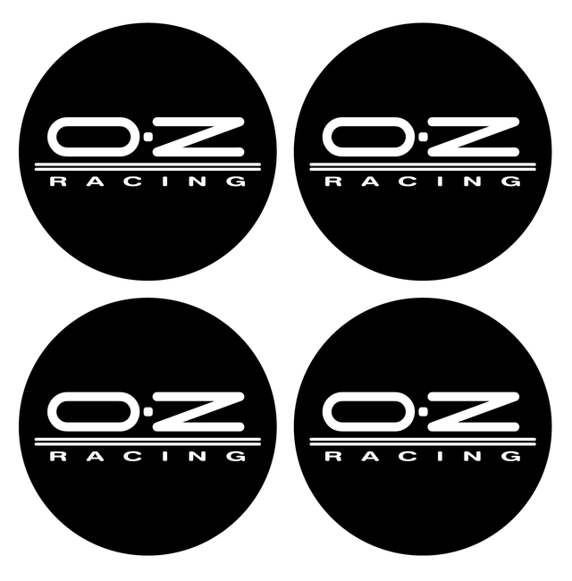 Wheel Centre Cap Gels (Set of 4) - OZ Racing - Centre Cap Gel Badges - Alloy Wheel Brands