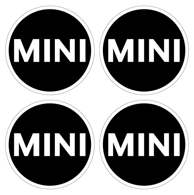 Wheel Centre Cap Gels (Set of 4) - Mini - Centre Cap Gel Badges - Mini
