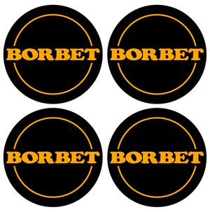 Wheel Centre Cap Gels (Set of 4) - Borbet Logo