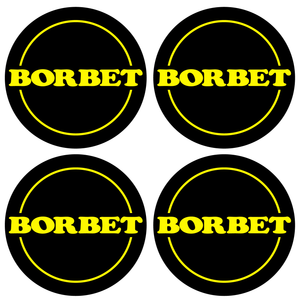 Wheel Centre Cap Gels (Set of 4) - Borbet Logo
