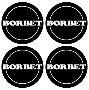 Wheel Centre Cap Gels (Set of 4) - Borbet Logo