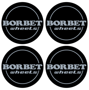 Wheel Centre Cap Gels (Set of 4) - Borbet Wheels Logo
