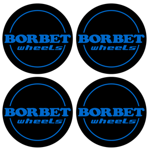Wheel Centre Cap Gels (Set of 4) - Borbet Wheels Logo