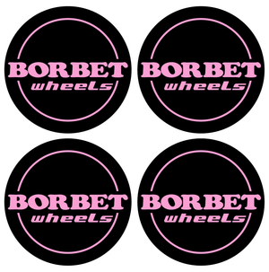 Wheel Centre Cap Gels (Set of 4) - Borbet Wheels Logo