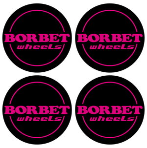Wheel Centre Cap Gels (Set of 4) - Borbet Wheels Logo