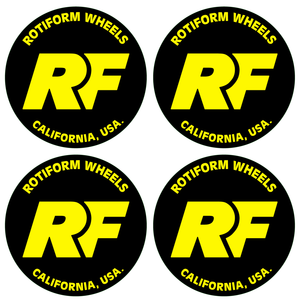 Wheel Centre Cap Gels (Set of 4) - Rotiform RF Logo