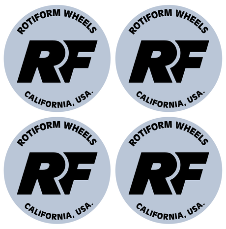 Wheel Centre Cap Gels (Set of 4) - Rotiform RF Logo