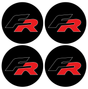 Wheel Centre Cap Gels (Set of 4) - SEAT ’FR’ (Old Style) - Centre Cap Gel Badges - SEAT