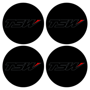 Wheel Centre Cap Gels (Set of 4) - TSW Wheels Logo (Current Style)