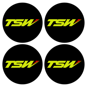 Wheel Centre Cap Gels (Set of 4) - TSW Wheels Logo (Current Style)