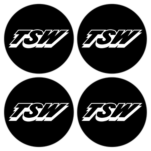 Wheel Centre Cap Gels (Set of 4) - TSW Wheels Logo (Old Style)