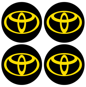 Wheel Centre Cap Gels (Set of 4) - Toyota