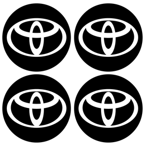 Wheel Centre Cap Gels (Set of 4) - Toyota