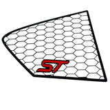 MK4 / 4.5 Ford Focus Rear Quarter Window Panels - HEX Design (Multiple Choices)