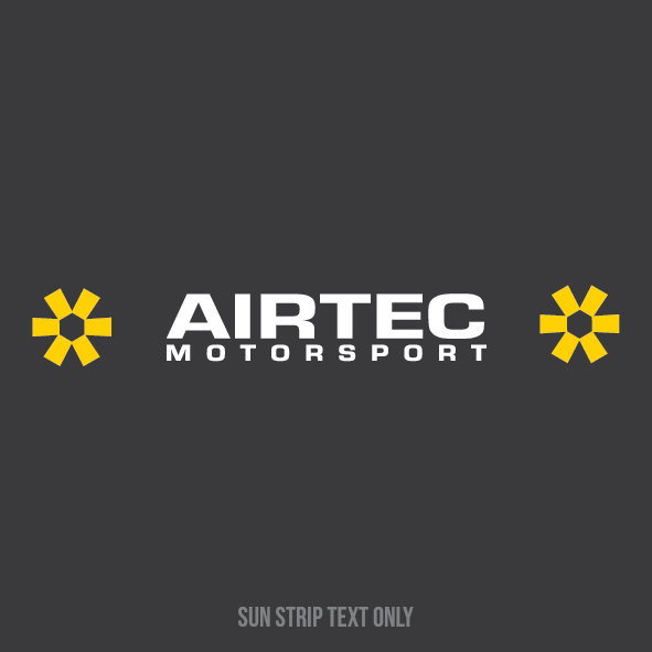 Airtec Motorsport Sun Strip Text