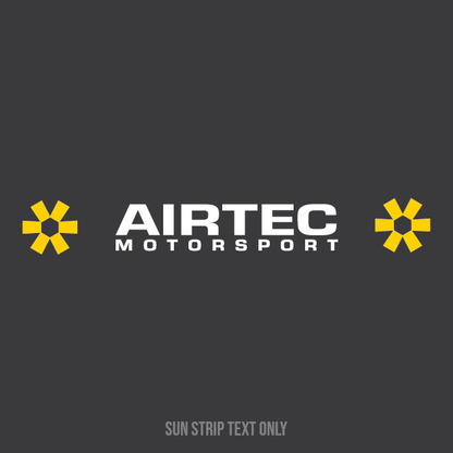Airtec Motorsport Sun Strip Text