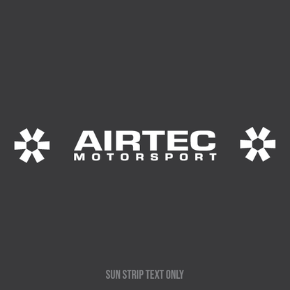 Airtec Motorsport Sun Strip Text