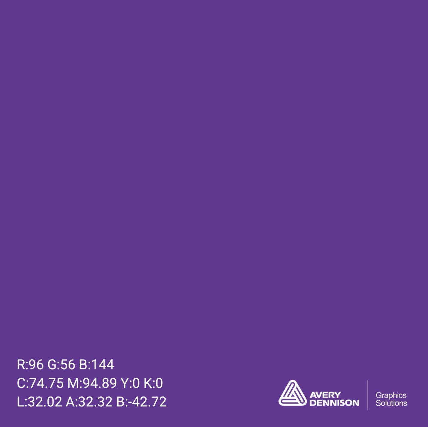 Avery 700 Violet (Cadbury Purple)