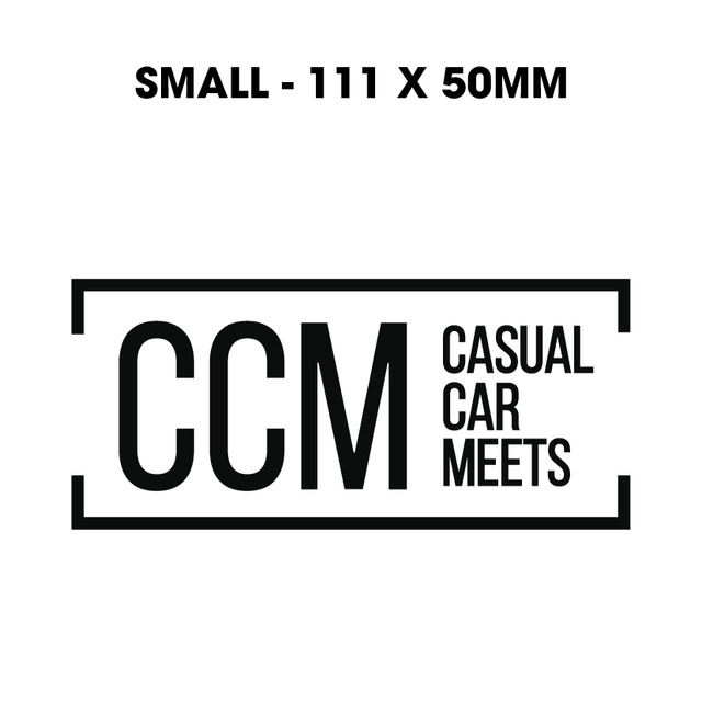 Ccm Sticker Casual Car Meets (CCM) Decal Sticker - Small – PrintPeel&Stick Ltd