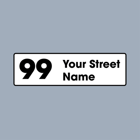 Waste Food Caddy Address Label Sticker (Set of 2)