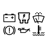 Universal Engine Bay Cap & Cover Logo Sticker Set