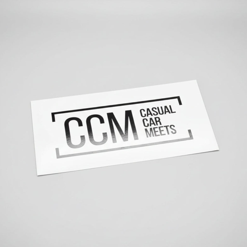 Casual Car Meets (CCM) Decal Sticker - Medium