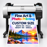 Custom Size Photograph / Fine Art Printing