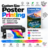 Custom Size Poster Printing