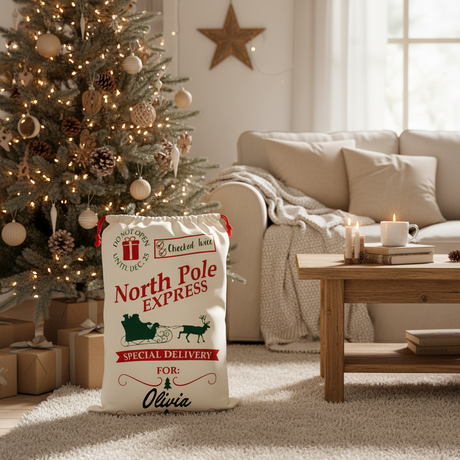 Christmas North Pole Express Santa Sack 75 x 45cm