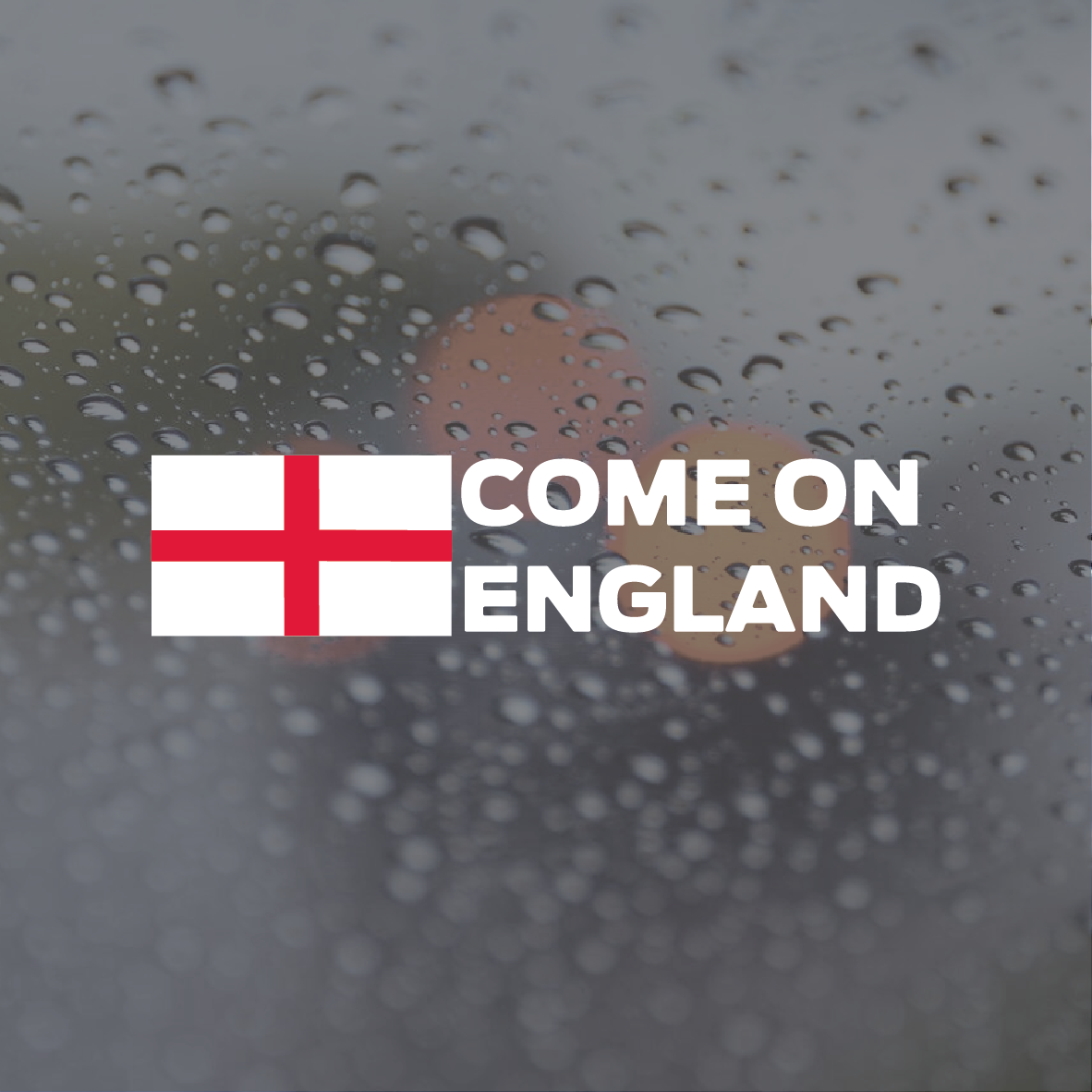 COME ON ENGLAND - World Cup Support Sticker