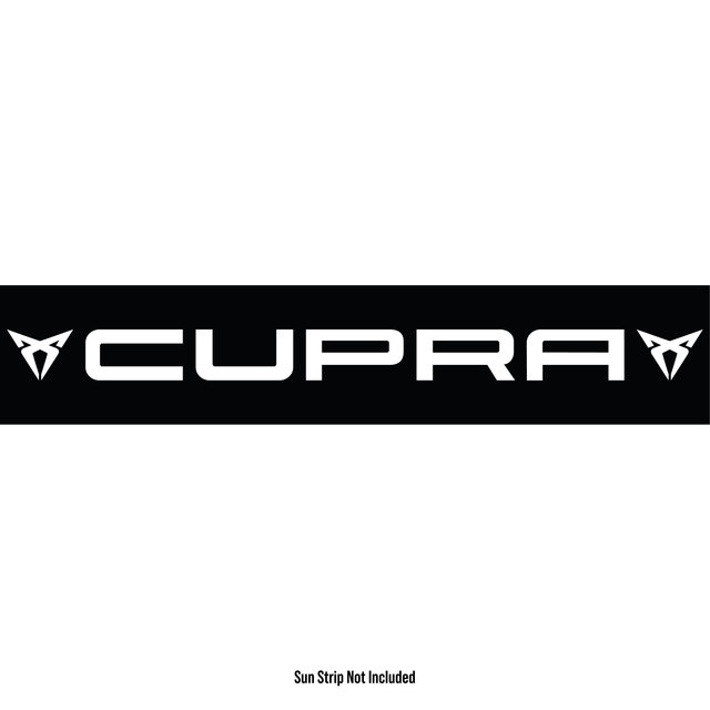 SEAT Cupra Sunstrip Text - Text & Logos - Sun Strip Text
