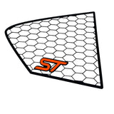 MK4 / 4.5 Ford Focus Rear Quarter Window Panels - HEX Design (Multiple Choices)