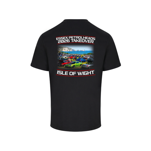 Essex Petrolheads ISLE OF WIGHT TAKEOVER 2026 T-Shirt - Merchandise - Clothing