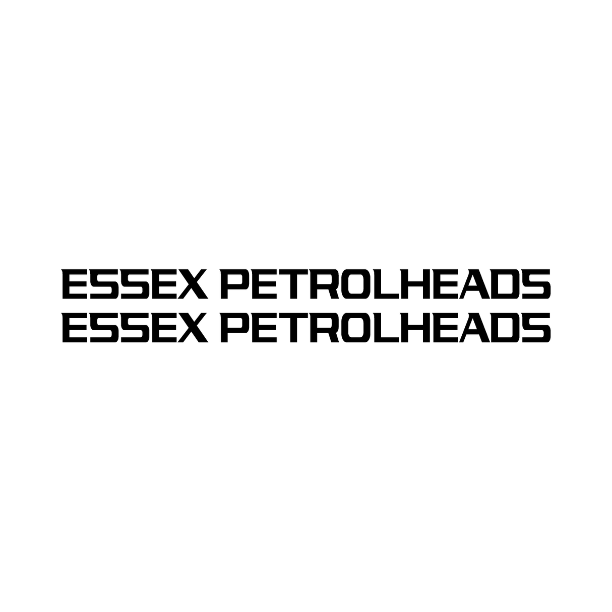 Essex Petrolheads club decals (Set of 2) - Various Sizes
