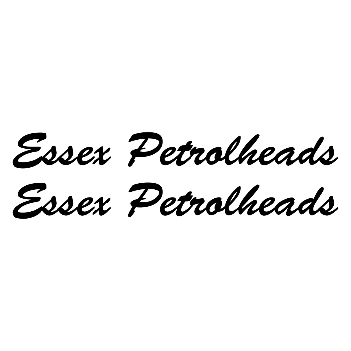 Essex Petrolheads club decals (Set of 2) - Various Sizes