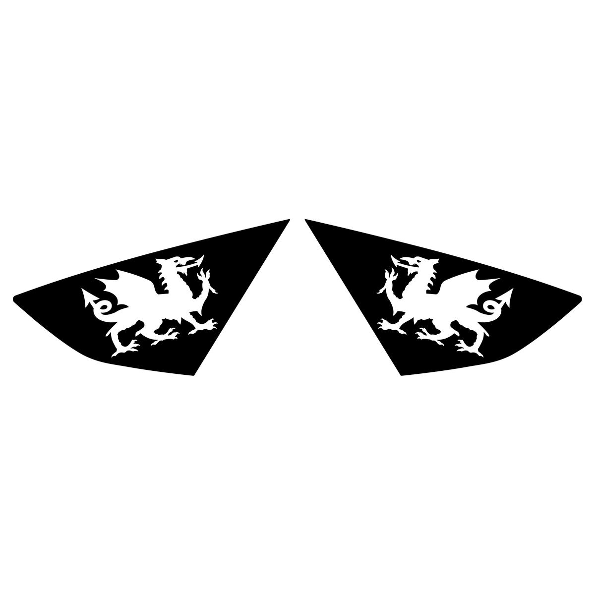 MK3 & 3.5 Focus Wales Flag Rear Window Flag Decal Set – PrintPeel&Stick Ltd