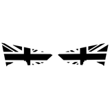 MK4ST Owners Club Focus Union Jack Rear Window Flag Decal Set