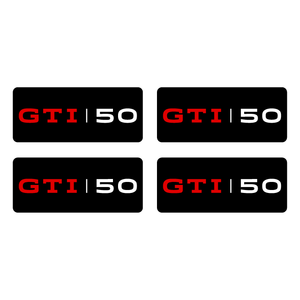 VW GTI 50 Edition Wheel Gel Set (rectangle)