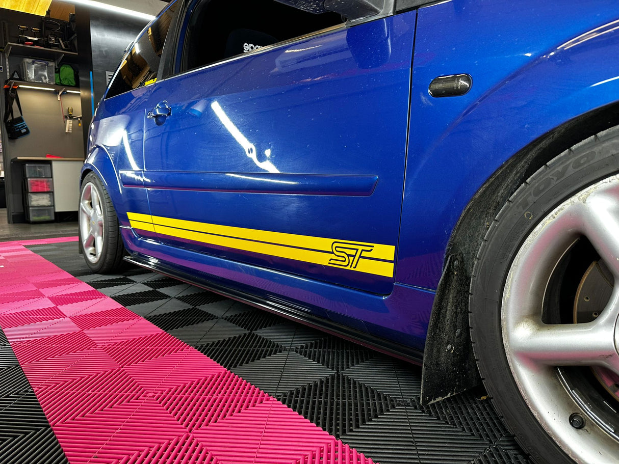 Mk6 Fiesta ST OEM Stripe Decal Set (ST logo at front both sides)
