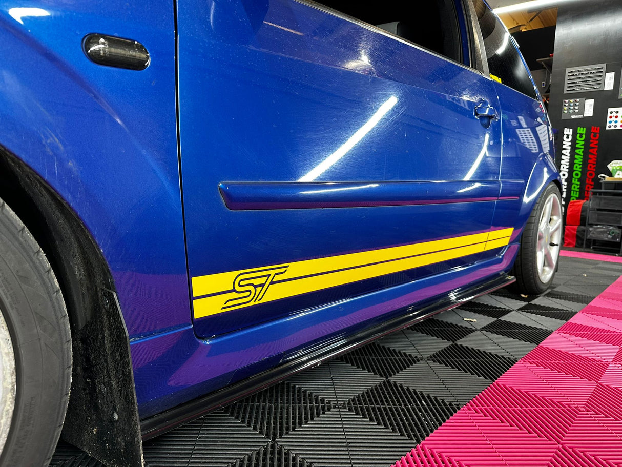 Mk6 Fiesta ST OEM Stripe Decal Set (ST logo at front both sides)