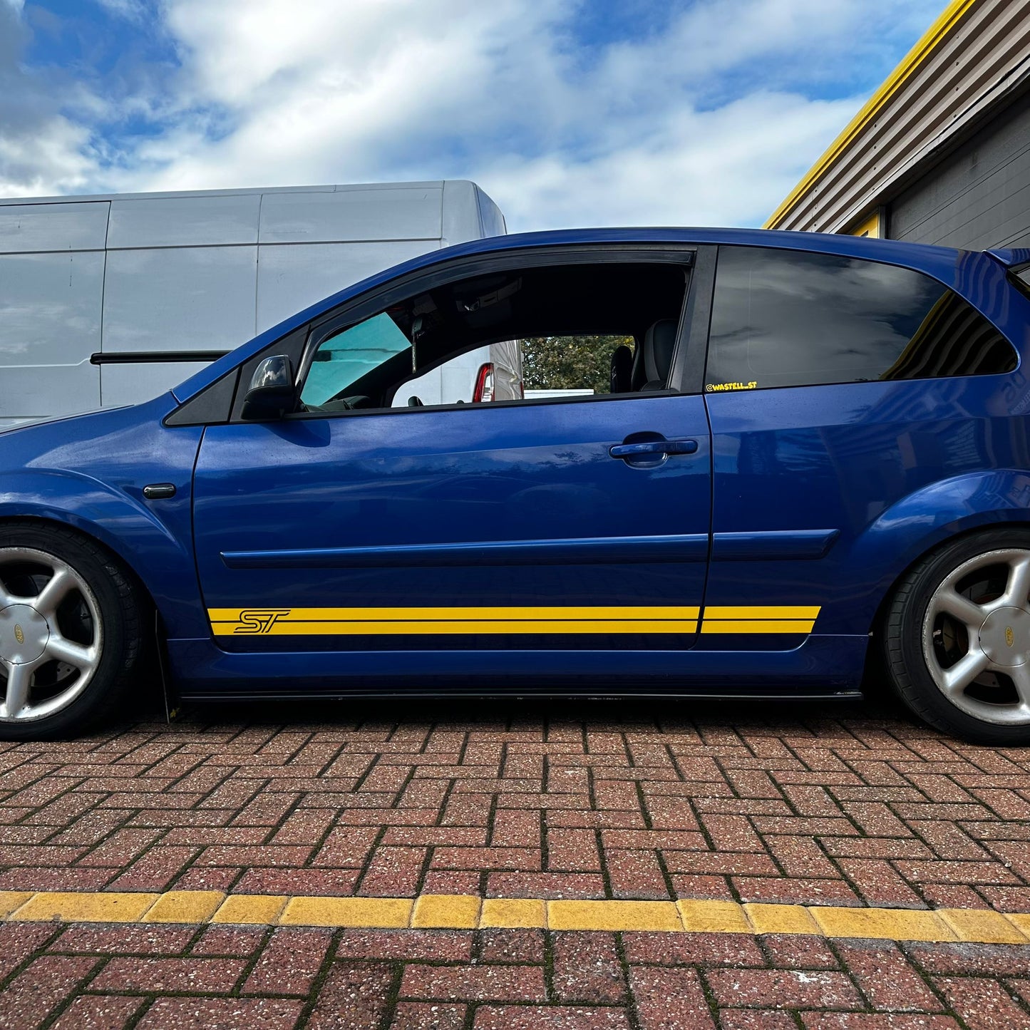 Mk6 Fiesta ST OEM Stripe Decal Set (ST logo at front both sides)