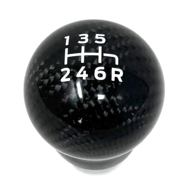 Genuine Carbon Fibre Gear Knob with No Logo – Reverse bottom right - Gear Knobs