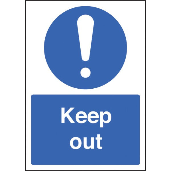 A4 Keep Out - Safety Sign