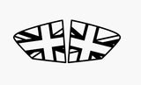 MK4 / 4.5 Ford Focus Rear Quarter Window Panels - Union Jack Design