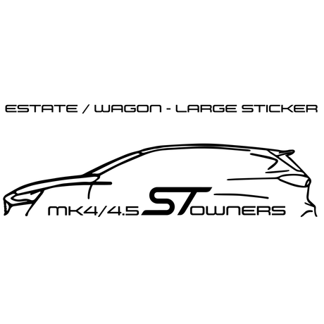 MK4STOC Large Club Sticker (Single) - BULK DISCOUNT ONLY
